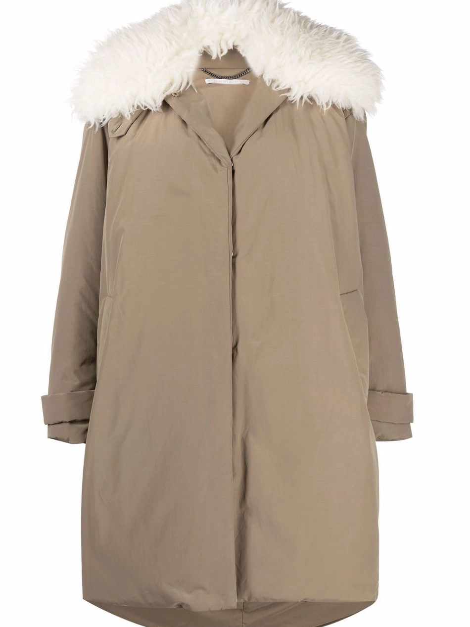 Affordable coat faux-fur technical Women McCartney Stella collar 0417